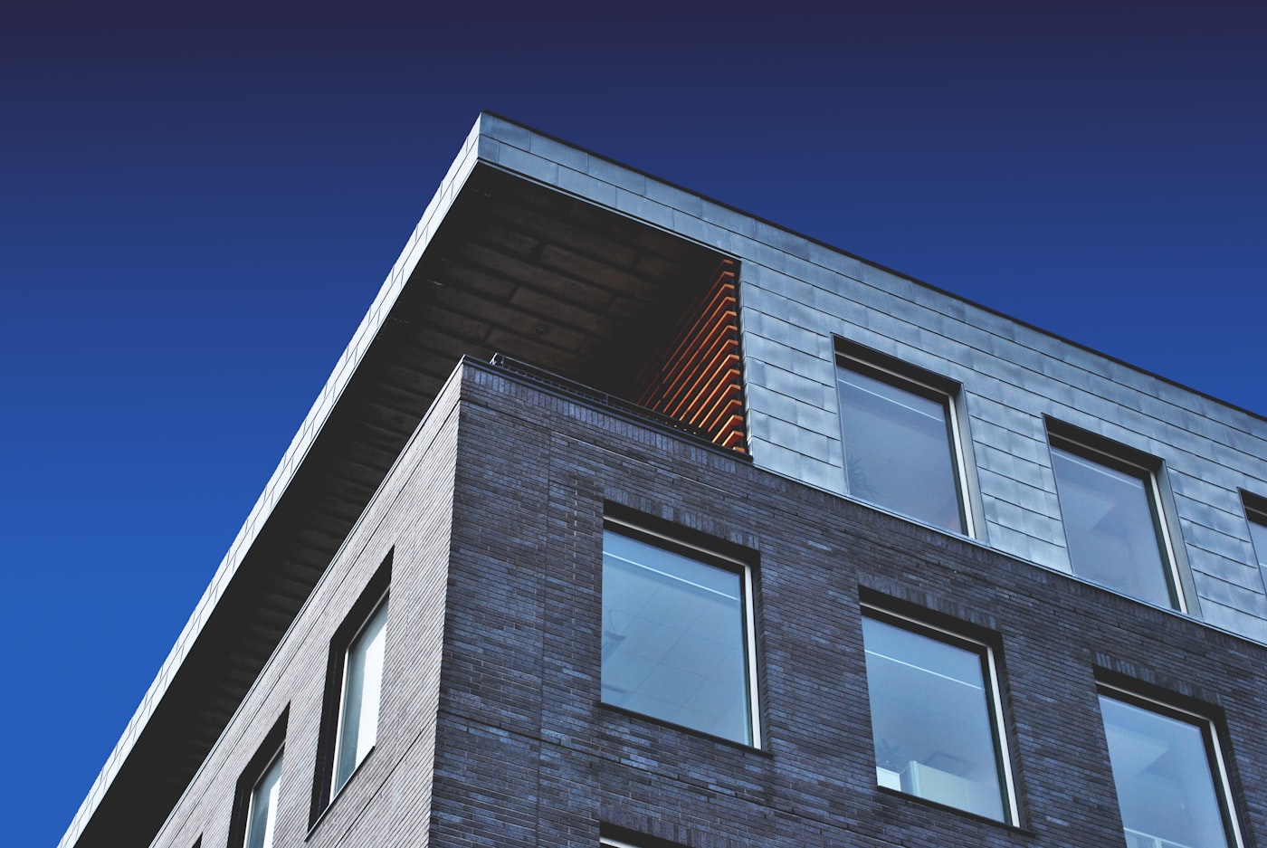 Facade of a residential building in Quito, Ecuador